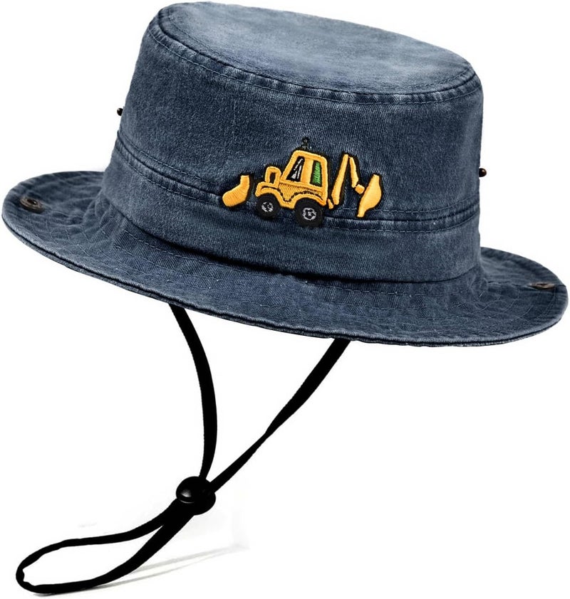 EDCYF Kids Boys Girls Embroidered Baseball Caps Baby Sun hat Toddler Dinosaur Trucker Hats Summer Hats（3-8years - Image 1